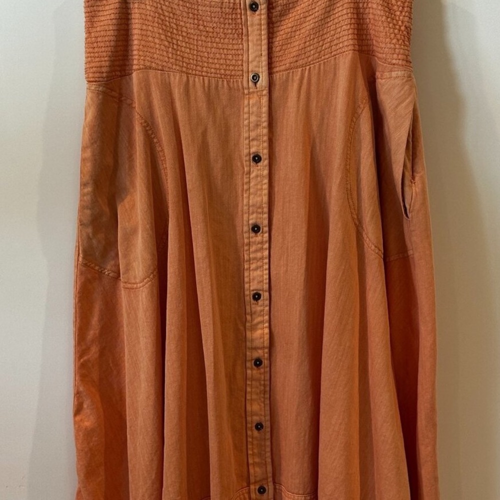 *Last chance*Orange Anthropologie skirt